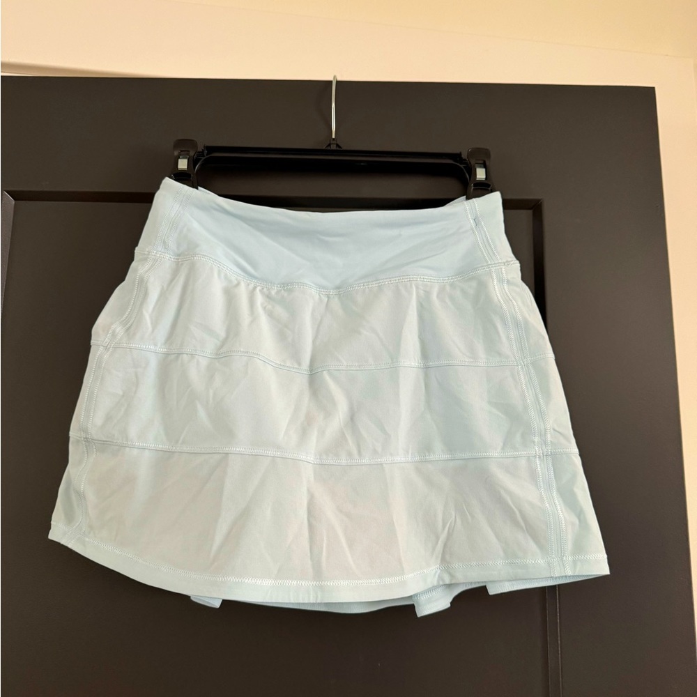 Lululemon Pace Rival Mid Rise Skirt * Long in Powder Blue size 2